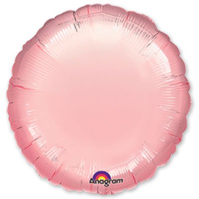 Шарики из фольги Шарик 45см круг металлик Pink