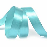 Лента атласная бирюзовая 20ммх27,4м
