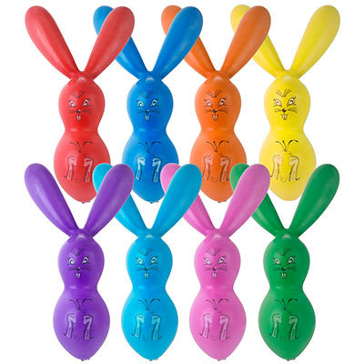 Многоцветное Ассорти Шар фигура Заяц 1 1106-0015