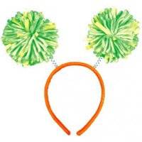 Ободок-антенки Помпоны неон