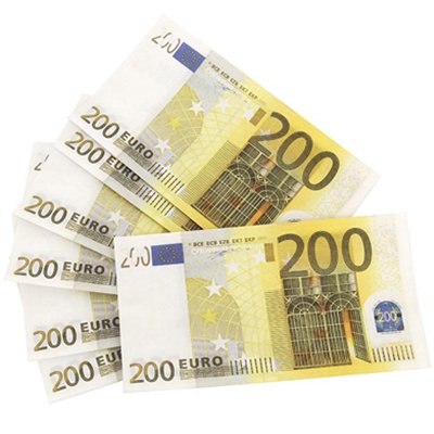 Имитация пачки денег 200 евро