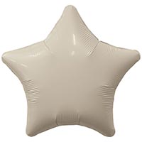 Шар Звезда 76см Сатин Cream