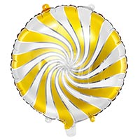 Шар 45см Леденец Gold