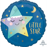 Шар 45см LITTLE STAR Звездочка спящая
