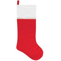 Носок для подарков фетр красный, 86 см