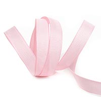 Лента репс 10мм*27,4м F133 нежно-розовая