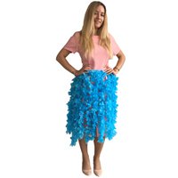 Юбка Гаваи Цветы длинная гол взр