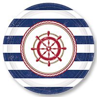 Тарелки малые Морская, 8 штук