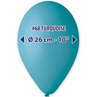 Шарик 10", 25см цвет68 Пастель Turquoise