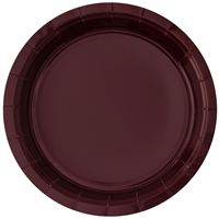 Тарелка бордовая 17см 6шт