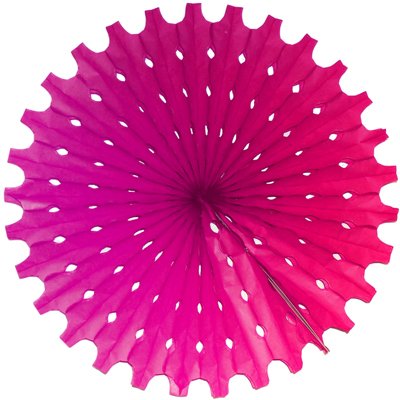 Декорации подвески Фант бумажный ярко-розовый 40см