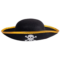 Шляпа Пирата Череп детская фетр/G