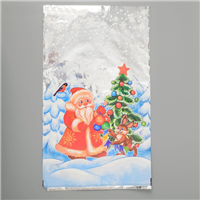 Пакет д/конфет ДМороз заяц 30х50см