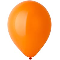 Шар оранжевый 30см /130 Tangerine