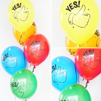 Шары с рисунком 36см Yes!