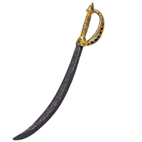 Сабля Пирата пластик 66см