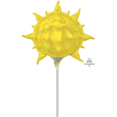 Шарики из фольги Шар мини фигура Солнце переливы