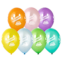 Шары металлик 36см С Днем рождения