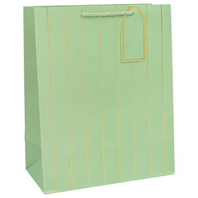 Пакет бум подар Полосы с тис микс 26х32