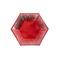 Тарелка Снегопад Red 20см 8шт