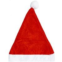 Колпак Санты текстиль, 38 см