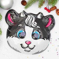 Маска Козленок пластиковая