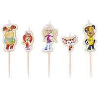 Свечи на пиках Барбоскины, 5 штук