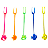 Вилочки для канапе Животные 9см 30шт