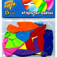 Шарики Пастель 25см 15шт Весёлая затея