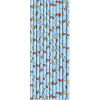 Трубочки для коктейля Самолётики, 12 шт