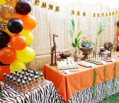 вечеринка сафари, африканская вечеринка, сценарий дня рождения