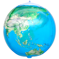 Космическая Вечеринка К 3D СФЕРА 22" Планета Земля 1209-0478