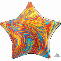 Мрамор Шар 45см Звезда Мрамор Colorful 1204-1034