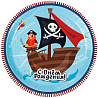 Пираты Тарелки большие Пиратский Остров, 6 штук 1502-5691