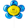 Улыбка Шар Мини фигура Цветок синий 1206-0394