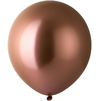 Розовое Золото Шар 60см, цвет 606 Хром Glossy Rose Gold 1109-0726