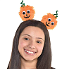 Хэллоуин Друзья Ободок-помпоны Тыквы оранжевые 1501-5466