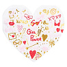 Золотая Салфетка Сердце Girl Power 32см 20шт/PD 1502-5567