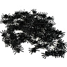  Пауки мини, черные, 50 штук 1507-1263