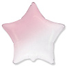 Розовая Шар Звезда 45см Градиент розовый 1204-1005