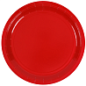 Красная Тарелка красная 23см 6шт 1502-6066