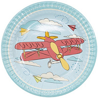 Самолётики Тарелки малые Самолётики, 6 шт 1502-4243