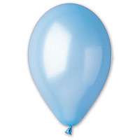 Голубая Шарик 25см, цвет 35 Металлик Light Blue 1102-0281