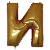 Буквы Шар БУКВА "И", 101см Gold 1207-1664