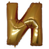 Буквы Шар БУКВА "И", 101см Gold 1207-1664