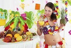 Новый год в гавайском стиле