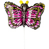  Шар Мини фигура Бабочка крылья розовые 1206-1061