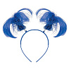 Синяя Ободок-антенки Хвостики синие 1501-2208