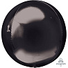  Шар 3D СФЕРА 40см Металлик Black 1209-0212
