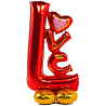 Love Бриллиант Шар напольный LOVE красный, под воздух 1208-0538
